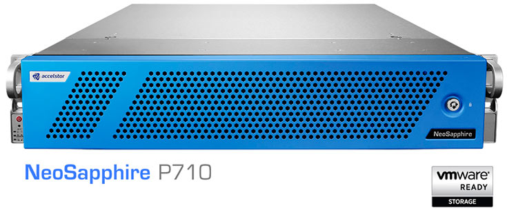 Конфигурация массива AccelStor NeoSapphire P710 включает 24 SSD
